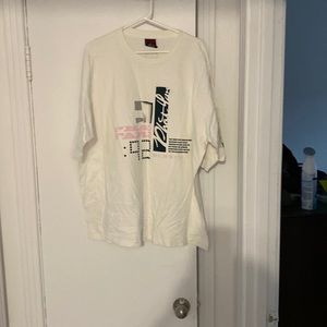 X-Large phat farm t-shirt,white colour with designs in front